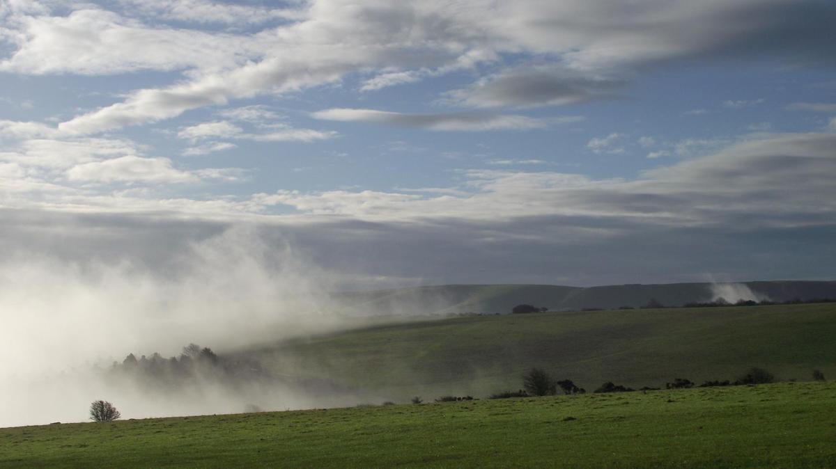 Mist creeping over Nevill